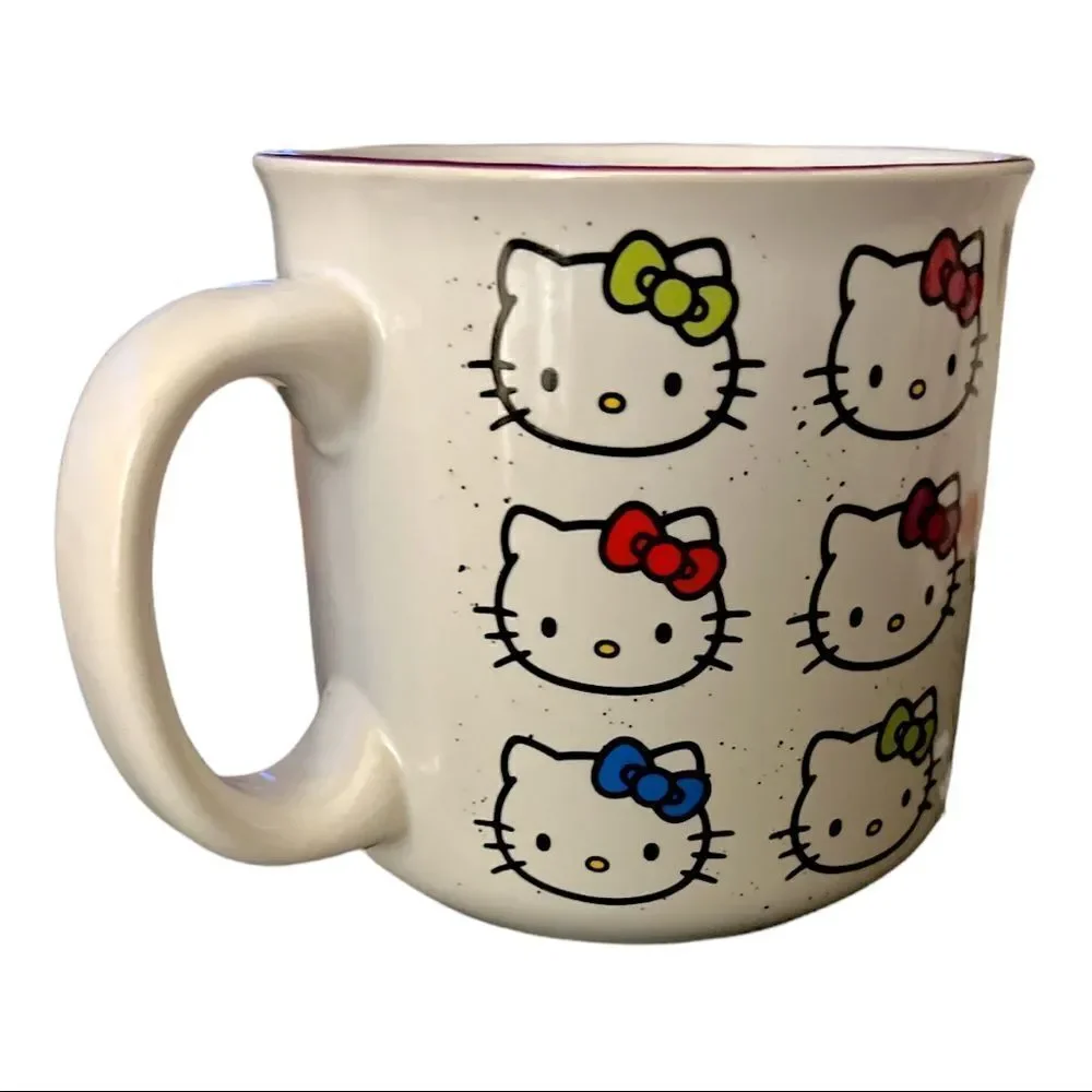 Sanrio Hello Kitty All-Over Print 20oz Ceramic Camper Mug